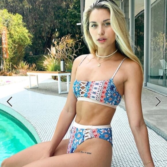 NWT Rusty Hotel bralette bikini top & high cut bikini bottom combo set, 12 - Picture 7 of 14